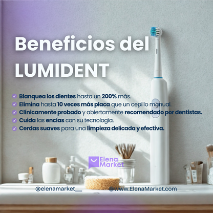 LumiDent - Cepillo eléctrico para blanqueamiento dental