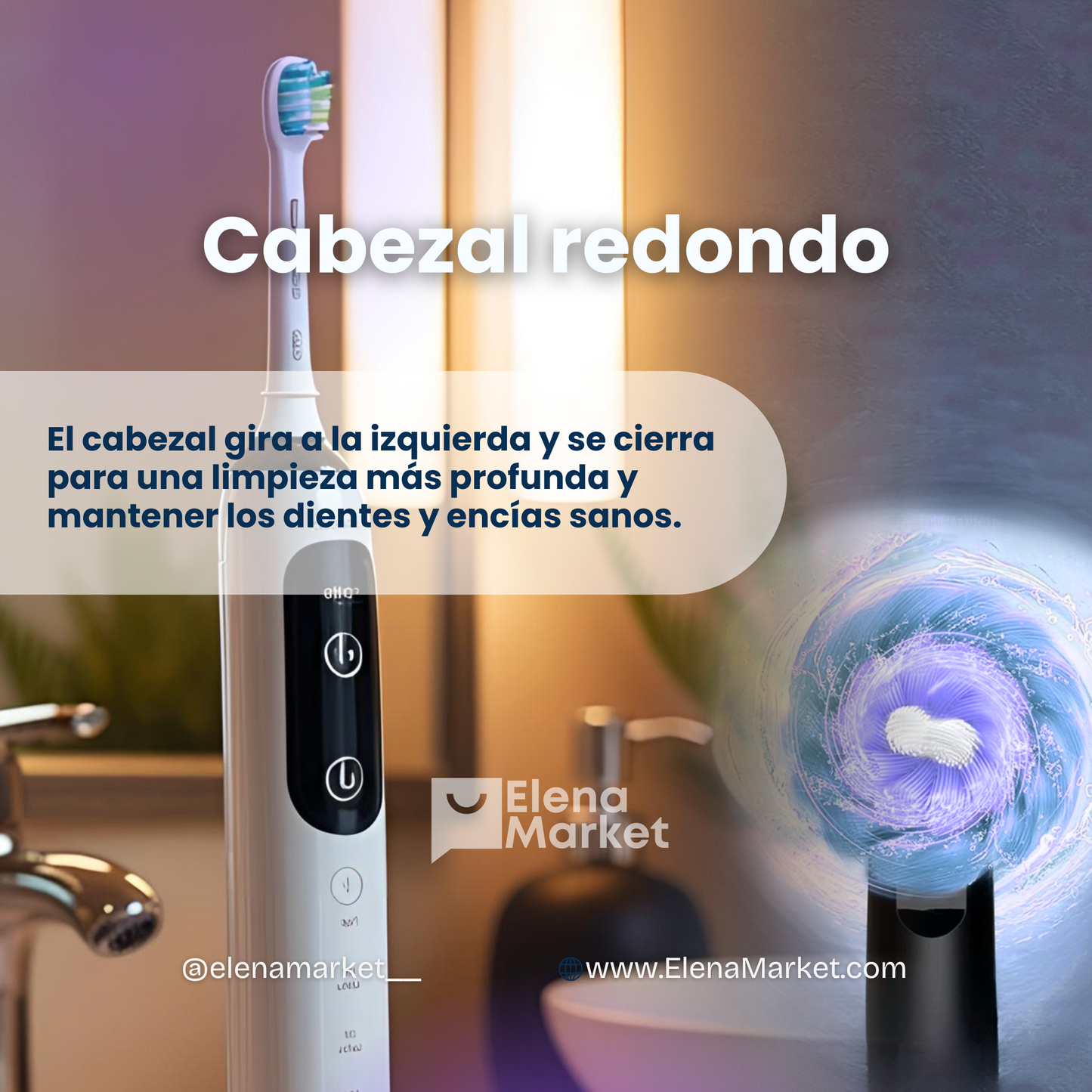 LumiDent - Cepillo eléctrico para blanqueamiento dental